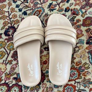 Seychelles Sandalias 8 Natural leather NEW